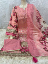 Luxury 3-Piece Embroidered Lawn Suit | Summer Eid Collection 2025